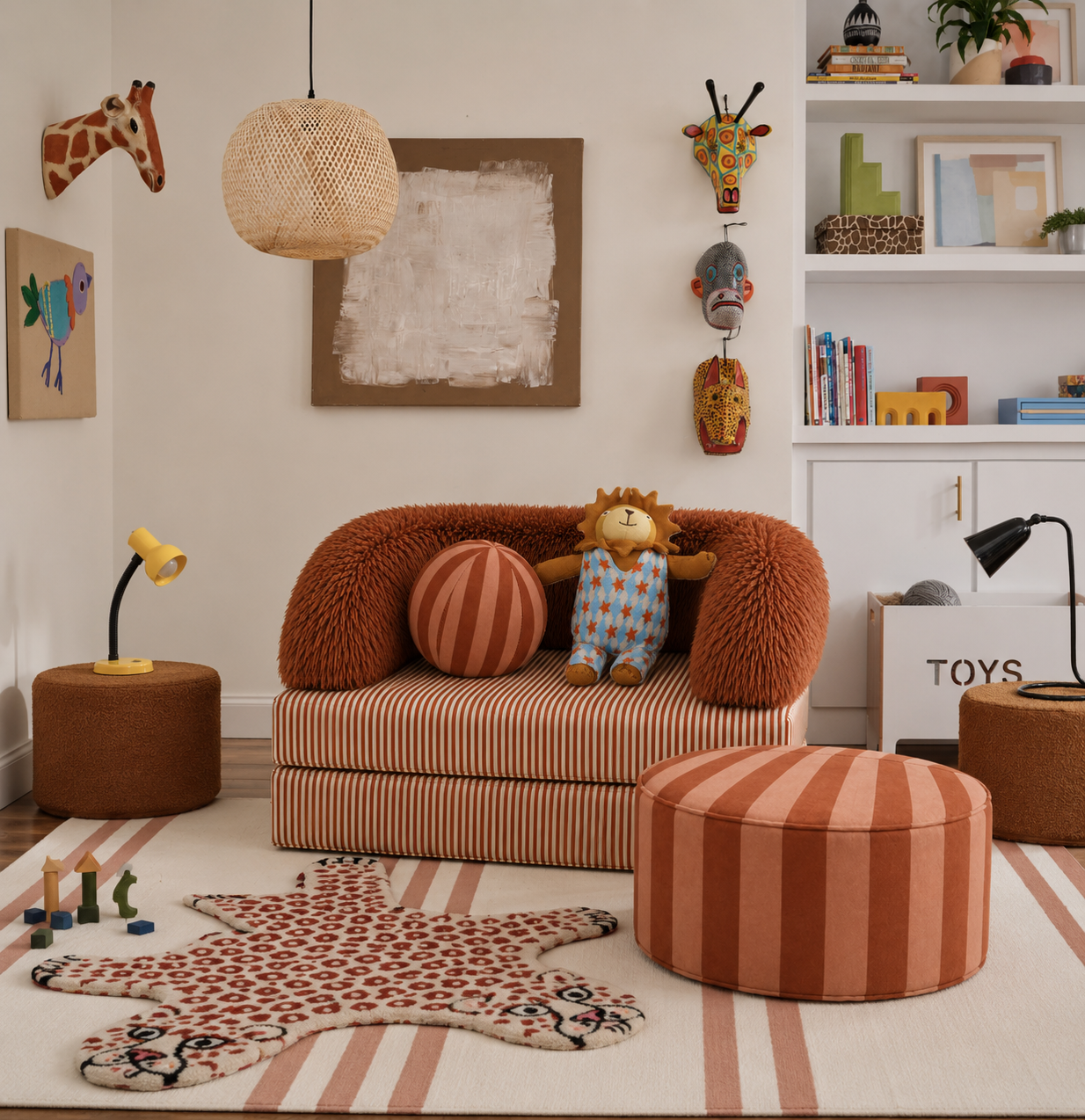 Totem the Label Soft Furniture collection banner — cushions, ottomans and the Totem Chair