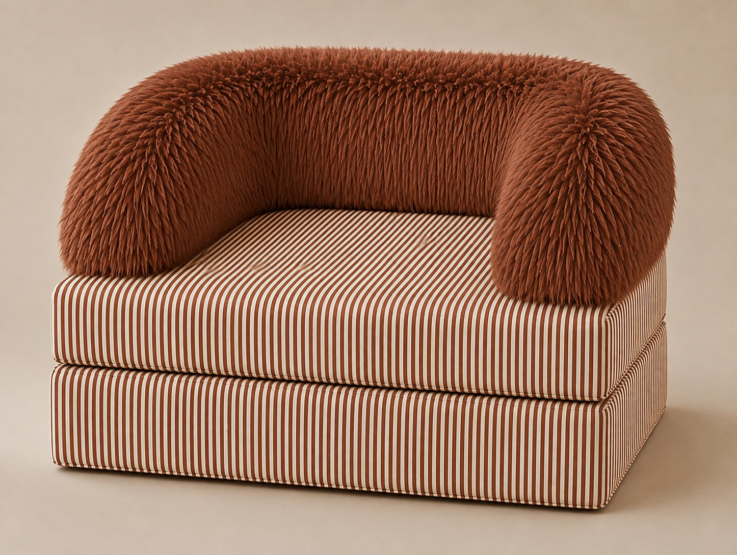 Totem Play Chair in mustard stripe