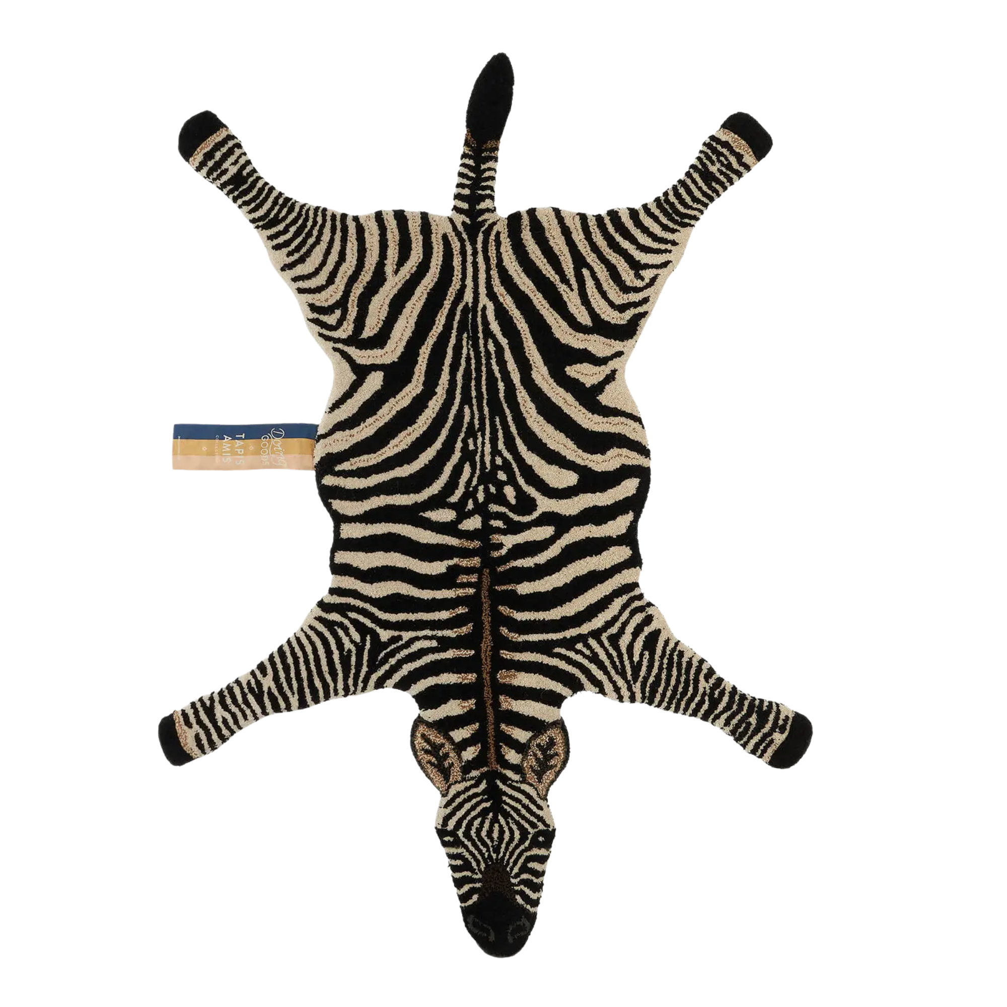 Stripey Zebra animal rug